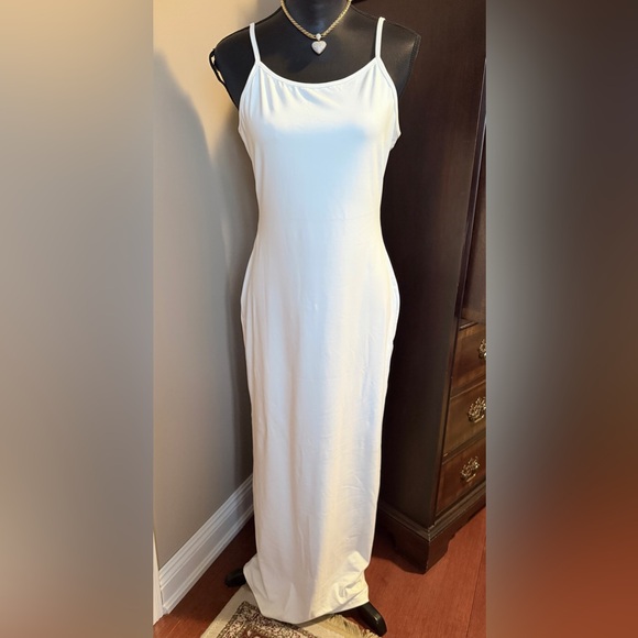 V-Neck Knit Maxi Dress/Coverup - Picture 8 of 17